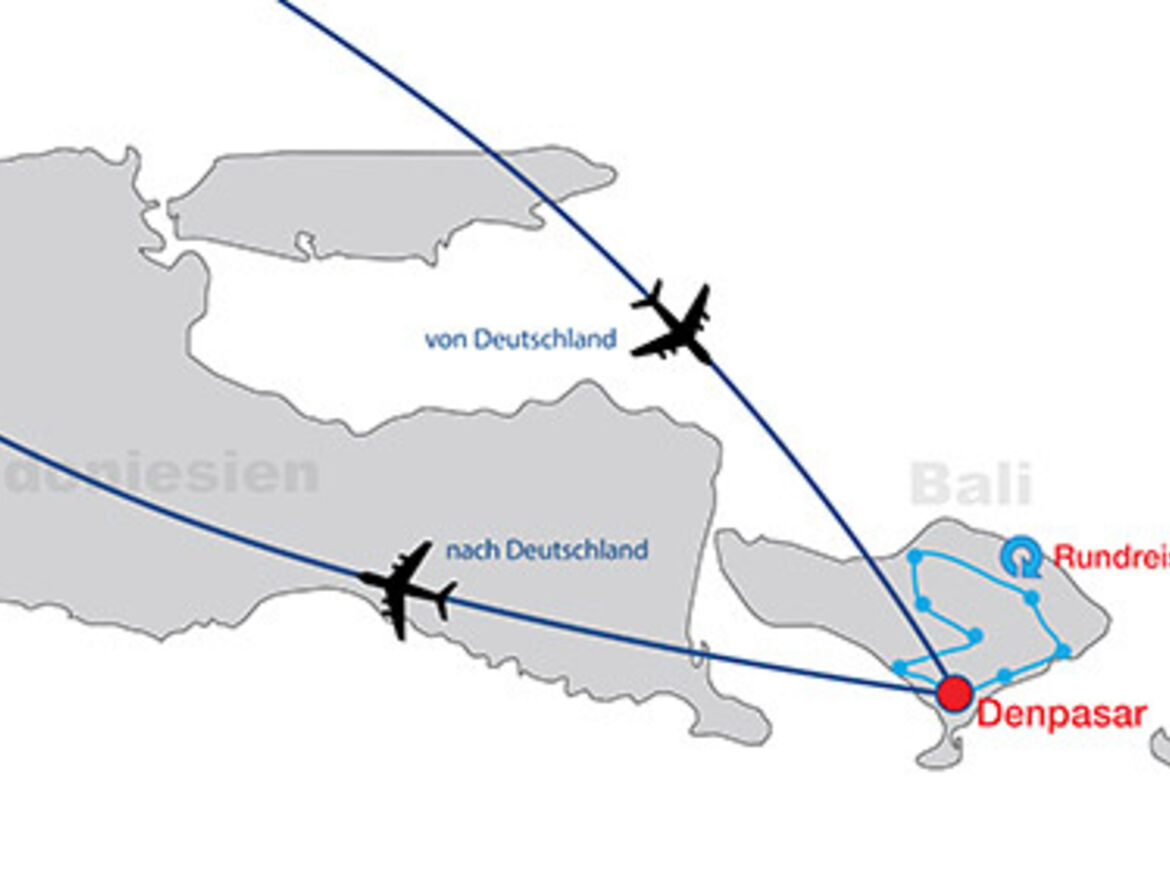 Bali Intensiv III map